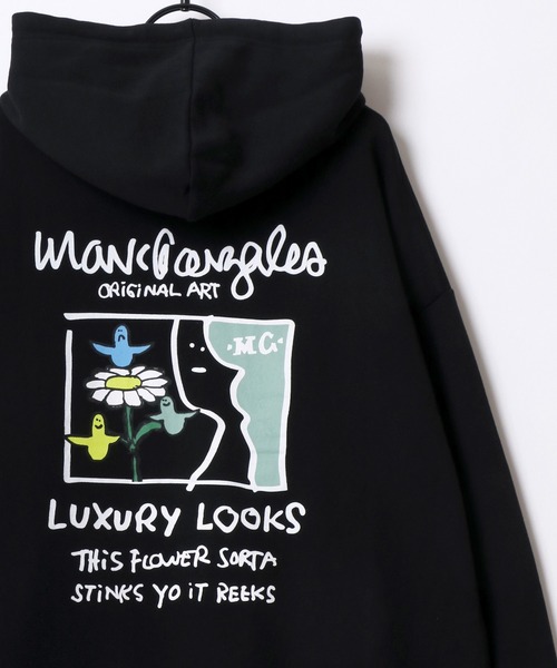 Mark Gonzales（マーク・ゴンザレス）の「MARK GONZALES ARTWORK COLLECTION/マークゴンザレス 別注 オーバーサイズ 裏起毛 ストリート バックプリント スウェット パーカー フーディー/長袖 トップス プルオーバー/レディース メンズ（パーカー・メンズ・ホワイト/ホワイト系その他/アッシュグレー/ブラック系その他/ホワイト系その他2/グレー系その他2/ブラック/グレー系その他/ブラック系その他2/ホワイト系その他4/ブラック系その他3/ホワイト系その他3/ブラック系その他4/グレー系その他3/グレー系その他4/ブラック系その他5/ホワイト系その他5/グレー系その他5/ブラック系2/ブラック系3/ホワイト系/ホワイト系3/ホワイト系1/ホワイト系2/ブラック系1/ブラック系・M/L/XL）」の15枚目の写真
