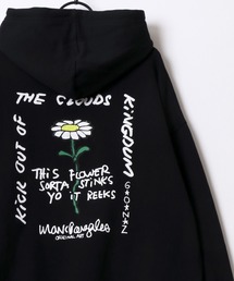 MARK GONZALES ARTWORK COLLECTION/マークゴンザレス 別注 オーバーサイズ 裏起毛 ストリート バックプリント スウェット パーカー フーディー/長袖 トップス プルオーバー/レディース メンズ