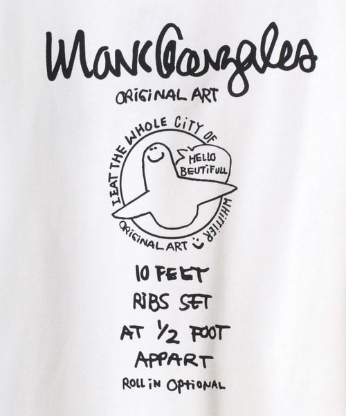 【セール】MARK GONZALES ARTWORK COLLECTION/マークゴンザレス 別注 オーバーサイズ 裏起毛 ストリート バックプリント スウェット パーカー フーディー/長袖 トップス プルオーバー/レディース メンズ（パーカー）｜Mark Gonzales（マーク・ゴンザレス）