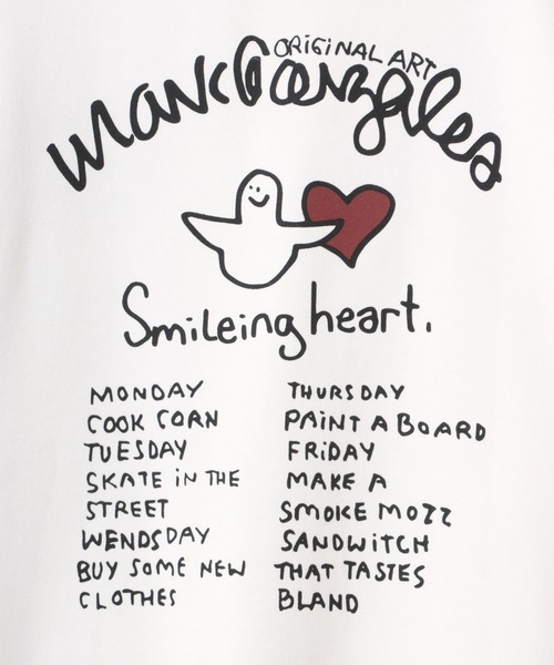 【セール】MARK GONZALES ARTWORK COLLECTION/マークゴンザレス 別注 オーバーサイズ 裏起毛 ストリート バックプリント スウェット パーカー フーディー/長袖 トップス プルオーバー/レディース メンズ（パーカー）｜Mark Gonzales（マーク・ゴンザレス）