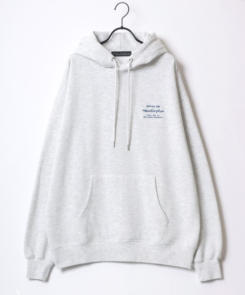 【セール】MARK GONZALES ARTWORK COLLECTION/マークゴンザレス 別注 オーバーサイズ 裏起毛 ストリート バックプリント スウェット パーカー フーディー/長袖 トップス プルオーバー/レディース メンズ（パーカー）｜Mark Gonzales（マーク・ゴンザレス）