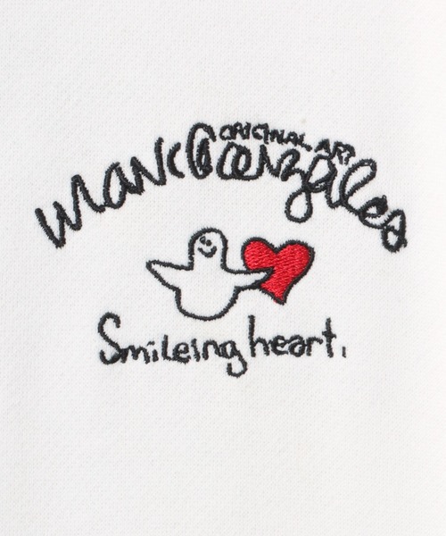 【セール】MARK GONZALES ARTWORK COLLECTION/マークゴンザレス 別注 オーバーサイズ 裏起毛 ストリート バックプリント スウェット パーカー フーディー/長袖 トップス プルオーバー/レディース メンズ（パーカー）｜Mark Gonzales（マーク・ゴンザレス）