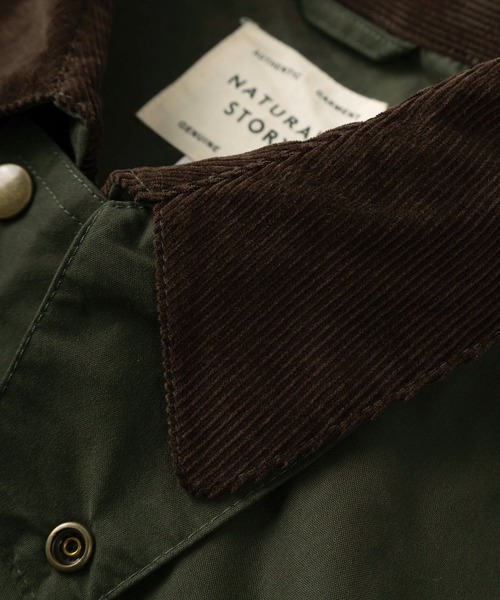 make a ray!（メイク ア レイ！）の「クラシックデザイン ラグランスリーブ  オーバーサイズ ハンティングジャケット（ブルゾン・メンズ・ブラック/ダークカーキ・M/L/XL）」の7枚目の写真