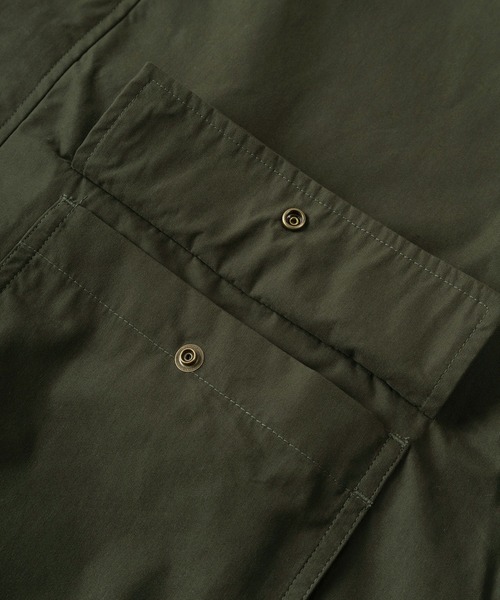 make a ray!（メイク ア レイ！）の「クラシックデザイン ラグランスリーブ  オーバーサイズ ハンティングジャケット（ブルゾン・メンズ・ブラック/ダークカーキ・M/L/XL）」の9枚目の写真