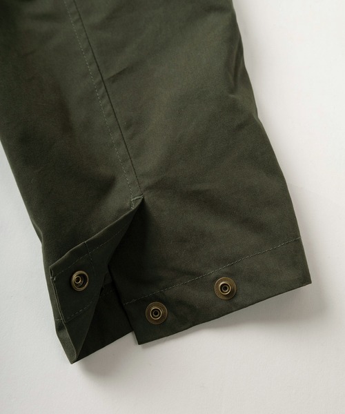 make a ray!（メイク ア レイ！）の「クラシックデザイン ラグランスリーブ  オーバーサイズ ハンティングジャケット（ブルゾン・メンズ・ブラック/ダークカーキ・M/L/XL）」の11枚目の写真