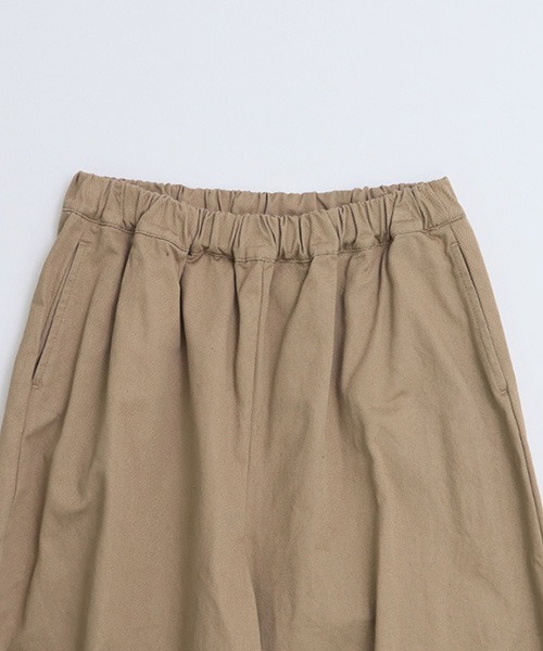 NARU FACTORY（ナルファクトリー）の「カツラギ裏起毛 エッグパンツ（その他パンツ・レディース・ベージュ/ブラック・FREE）」の12枚目の写真