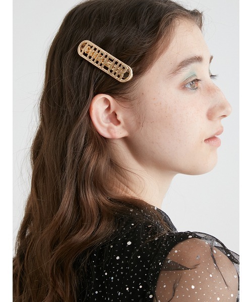 FURFUR（ファーファー）の「FURFURロゴヘアバレッタ（バレッタ/ヘア