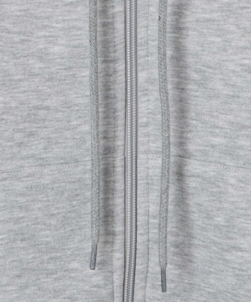 Reebok（リーボック）の「∴WEGO/別注Reebok 裏起毛ショートZIPパーカー（パーカー・レディース・ブラック/オフホワイト/杢グレー・FREE）」の21枚目の写真