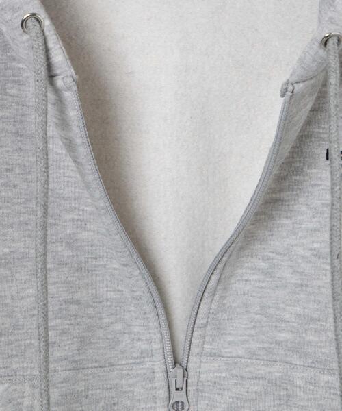 Reebok（リーボック）の「∴WEGO/別注Reebok 裏起毛ショートZIPパーカー（パーカー・レディース・ブラック/オフホワイト/杢グレー・FREE）」の20枚目の写真