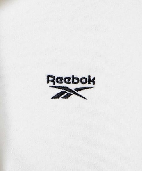 Reebok（リーボック）の「∴WEGO/別注Reebok 裏起毛ショートZIPパーカー（パーカー・レディース・ブラック/オフホワイト/杢グレー・FREE）」の13枚目の写真