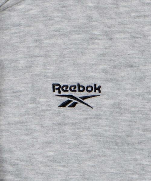 Reebok（リーボック）の「∴WEGO/別注Reebok 裏起毛ショートZIPパーカー（パーカー・レディース・ブラック/オフホワイト/杢グレー・FREE）」の18枚目の写真