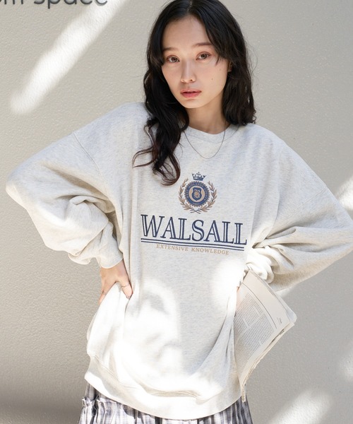 WEGO(ウィゴー)の「WEGO/刺繍BIGスウェット(スウェット・レディース・杢グレー/オフホワイト・FREE)」の13枚目の写真