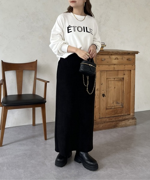 prose verse（プロズヴェール）の「【S~Lサイズ展開】カットリブナロースカート（スカート・レディース・ブラック・LARGE/SMALL/MEDIUM）」の9枚目の写真