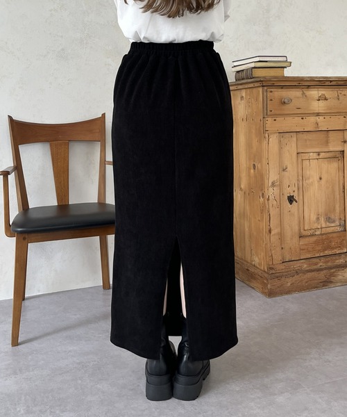 prose verse（プロズヴェール）の「【S~Lサイズ展開】カットリブナロースカート（スカート・レディース・ブラック・LARGE/SMALL/MEDIUM）」の13枚目の写真