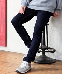 TopIsm（トップイズム）の「スーパーストレッチ カットデニムテーパードパンツ（デニムパンツ）」
