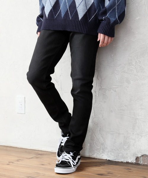 TopIsm(トップイズム)の「スーパーストレッチ カットデニムテーパードパンツ(デニムパンツ・メンズ・ブラック/ブルー/インディゴブルー/ダークインディゴブルー/サックスブルー/ライトグレー/グレー・XL/M/L)」の2枚目の写真