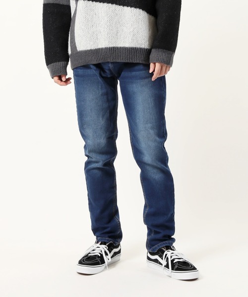 TopIsm(トップイズム)の「スーパーストレッチ カットデニムテーパードパンツ(デニムパンツ・メンズ・ブラック/ブルー/インディゴブルー/ダークインディゴブルー/サックスブルー/ライトグレー/グレー・XL/M/L)」の8枚目の写真