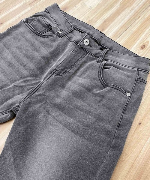 TopIsm(トップイズム)の「スーパーストレッチ カットデニムテーパードパンツ(デニムパンツ・メンズ・ブラック/ブルー/インディゴブルー/ダークインディゴブルー/サックスブルー/ライトグレー/グレー・XL/M/L)」の15枚目の写真