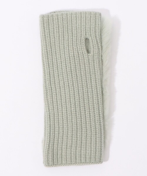 セール】YVES SALOMON レッキスファーコンビグローブ（手袋）｜YVES