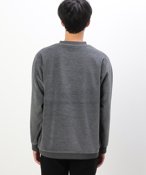 COMME CA ISM（コムサイズム）の「ベロアフリース プルオーバー（Tシャツ/カットソー・メンズ・ブラック/ベージュ/チャコール・L/M）」の16枚目の写真