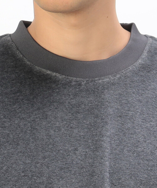 COMME CA ISM（コムサイズム）の「ベロアフリース プルオーバー（Tシャツ/カットソー・メンズ・ブラック/ベージュ/チャコール・L/M）」の17枚目の写真