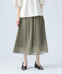 ダークグリーン プリーツカジュアルパンツ グリーン系 パンツ通販 | ワールド オンラインストア | WORLD
