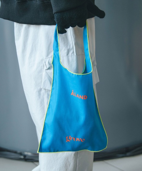 ALAND(エーランド)の「GROVE×ALAND/MINIトート 2102152(トートバッグ・レディース・ライトグレー/パープル/ピンク/イエロー/オレンジ/ブルー/グリーン・FREE)」の3枚目の写真