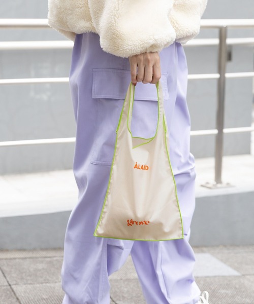 ALAND(エーランド)の「GROVE×ALAND/MINIトート 2102152(トートバッグ・レディース・ライトグレー/パープル/ピンク/イエロー/オレンジ/ブルー/グリーン・FREE)」の1枚目の写真