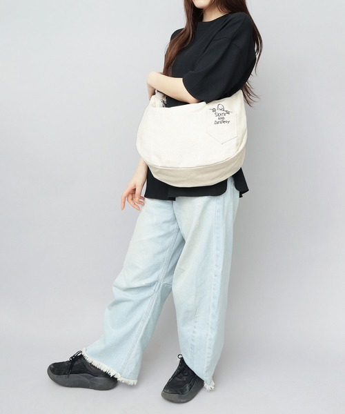 キャンバス 舟形 ショルダーバッグ CHILLシリーズ（ショルダーバッグ