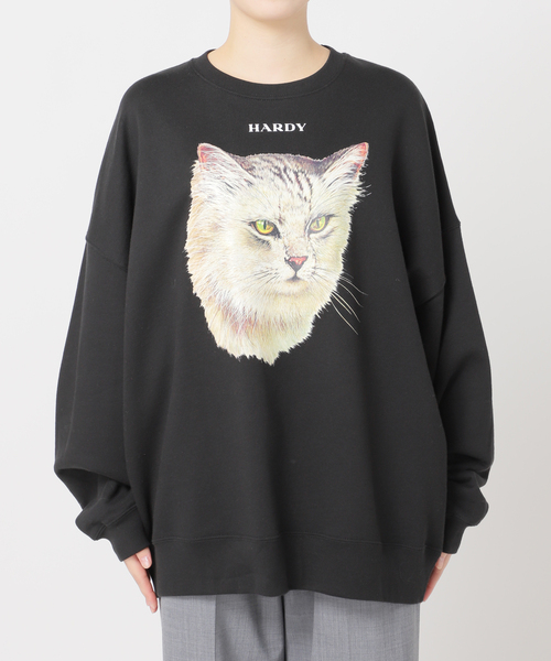 追加》CAT PRINT スウエット 2（スウェット）｜HARDY NOIR（アルディー