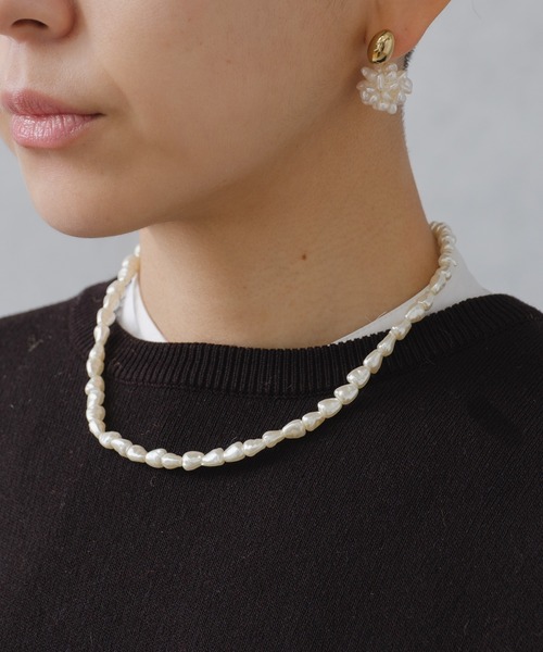 BIRTHDAY BAR（バースデイバー）の「パールライク ネックレス（ネックレス・レディース・ホワイト・フリー）」の2枚目の写真