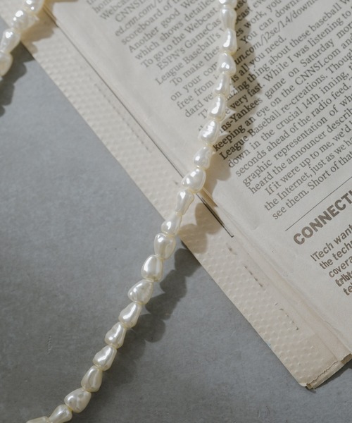 BIRTHDAY BAR（バースデイバー）の「パールライク ネックレス（ネックレス・レディース・ホワイト・フリー）」の3枚目の写真