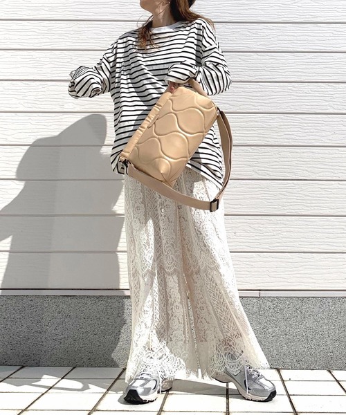 Q(キュー)の「スカラレースワイドパンツ(その他パンツ・レディース・ホワイト/グレー/ネイビー・MEDIUM)」の13枚目の写真