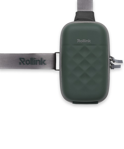 Rollink(ローリンク)の「Rollink / トラベル ミニバッグ GO(ボディバッグ/ウエストポーチ・レディース・チャコールグレー/ブラック/ブルー/モスグリーン・ONE SIZE)」の11枚目の写真