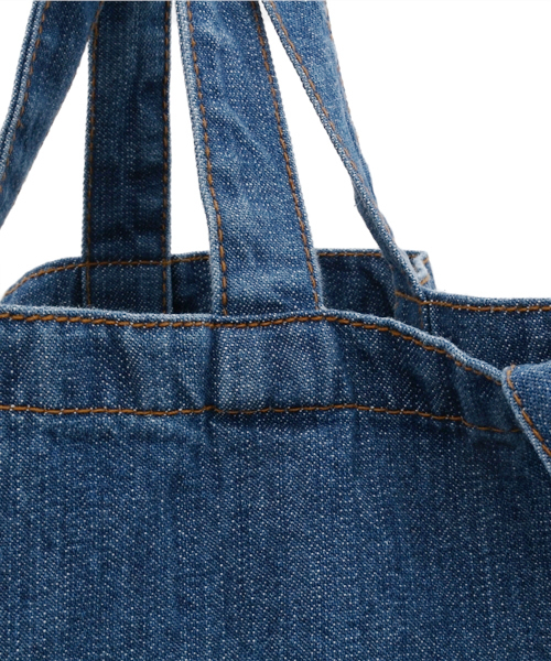 OUTLET（アウトレット）の「【robbem】rbドットショッピングBAG（トートバッグ・レディース・オフホワイト/インディゴブルー・FREE）」の7枚目の写真