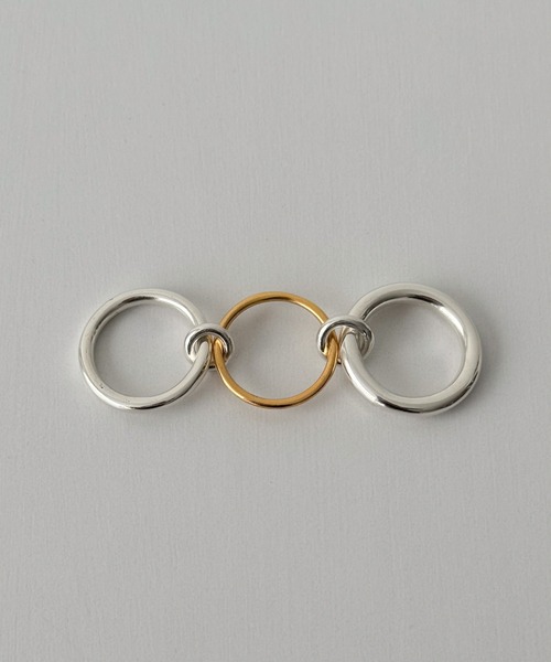 CANAL JEAN（キャナルジーン）の「Pt　3連リング（リング・レディース・マルチ・13）」の6枚目の写真