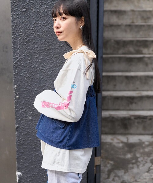 FREAK'S STORE（フリークスストア）の「ミリタリー ペプラムビスチェ/2wayビスチェ（キャミソール・レディース・ブルー/オリーブ・ﾌﾘ-）」の5枚目の写真