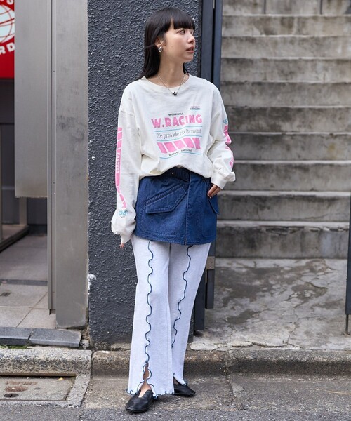 FREAK'S STORE（フリークスストア）の「ミリタリー ペプラムビスチェ/2wayビスチェ（キャミソール・レディース・ブルー/オリーブ・ﾌﾘ-）」の6枚目の写真