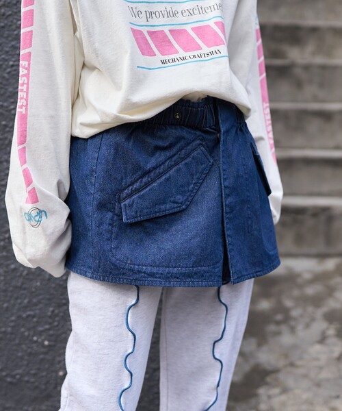 FREAK'S STORE（フリークスストア）の「ミリタリー ペプラムビスチェ/2wayビスチェ（キャミソール・レディース・ブルー/オリーブ・ﾌﾘ-）」の8枚目の写真