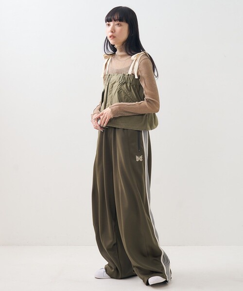 FREAK'S STORE（フリークスストア）の「ミリタリー ペプラムビスチェ/2wayビスチェ（キャミソール・レディース・ブルー/オリーブ・ﾌﾘ-）」の13枚目の写真