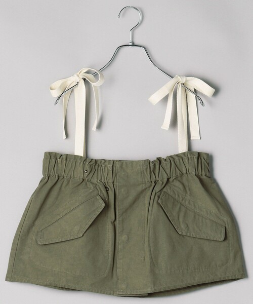 セール】ミリタリー ペプラムビスチェ/2wayビスチェ（キャミソール