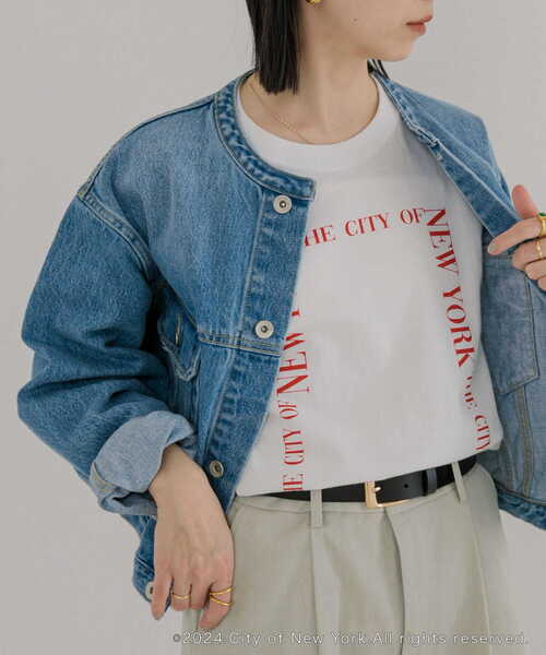 GOOD ROCK SPEED（グッドロックスピード）の「GOOD ROCK SPEED　NYC LOGO T-SHIRTS（Tシャツ/カットソー・レディース・ブラック系その他/ホワイト系その他/ブルー系その他・FREE）」の2枚目の写真