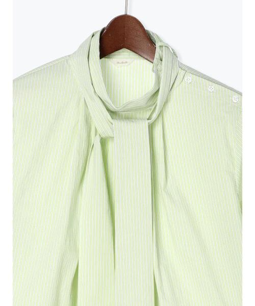 Te chichi（テチチ）の「ストライプ2WAYボウタイブラウス（シャツ/ブラウス・レディース・ピンク/グリーン/オフホワイト・F）」の17枚目の写真