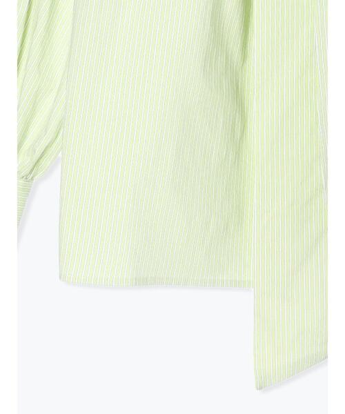 Te chichi（テチチ）の「ストライプ2WAYボウタイブラウス（シャツ/ブラウス・レディース・ピンク/グリーン/オフホワイト・F）」の15枚目の写真