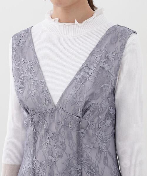 【新品】定価14410円　プロポーションボディドレッシング　レースジャンスカ 新品】定価14410円 プロポーションボディドレッシング レース