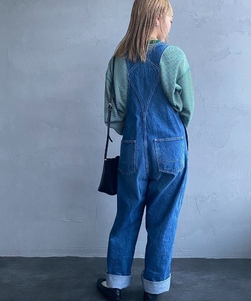 Healthknit（ヘルスニット）の「[HEALTHKNIT/ヘルスニット] 別注 クルーネック ワッフルボーダーカットソー（Tシャツ/カットソー・レディース・ブラック/グリーン/レッド/ホワイト/ブラック系・F）」の12枚目の写真