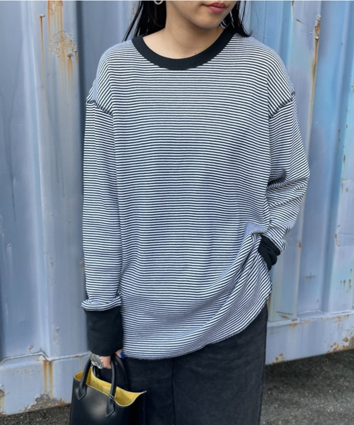 コルセットワッフルカットソー コルセットワッフルカットソー – pium