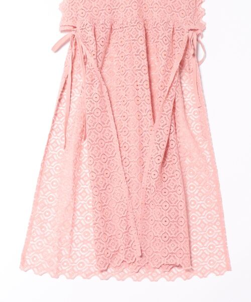 CALMIA（カルミア）の「レースワンピース/おとな（ワンピース・レディース・ブラック/ピンク/オフホワイト・160cm）」の5枚目の写真