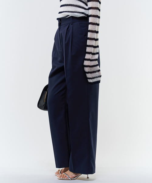 IENA（イエナ）の「《追加》TRギャバタックストレートパンツ