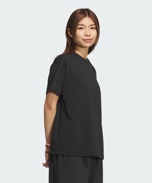 adidas（アディダス）の「エッセンシャルズプラス スモールロゴ 半袖Tシャツ / アディダス adidas（Tシャツ/カットソー・レディース・オフホワイト/ブラック/ホワイト・XX-LARGE/LARGE/MEDIUM/SMALL/X-LARGE/X-SMALL）」の16枚目の写真